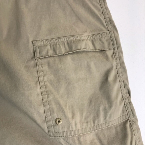 Rustic Ridge Fishing Hiking Outdoor Cargo Pocket Flat Front Tan Shorts Men Large - Picture 5 of 12
